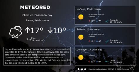 weather channel ensenada por hora